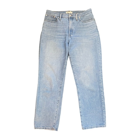 Madewell The Perfect Vintage Straight High Rise Light Medium Blue Wash Size 29 - Picture 4 of 16